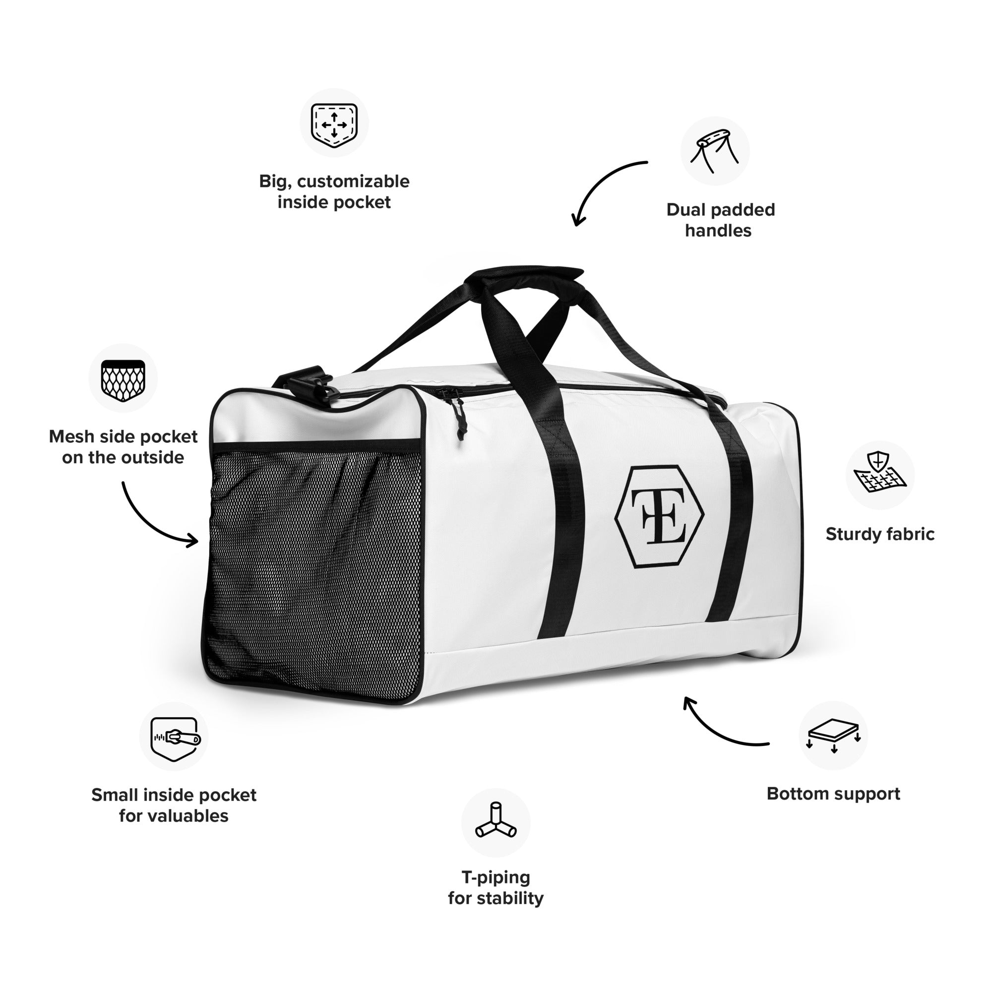 Better Than Yesterday Gym Duffle Bag