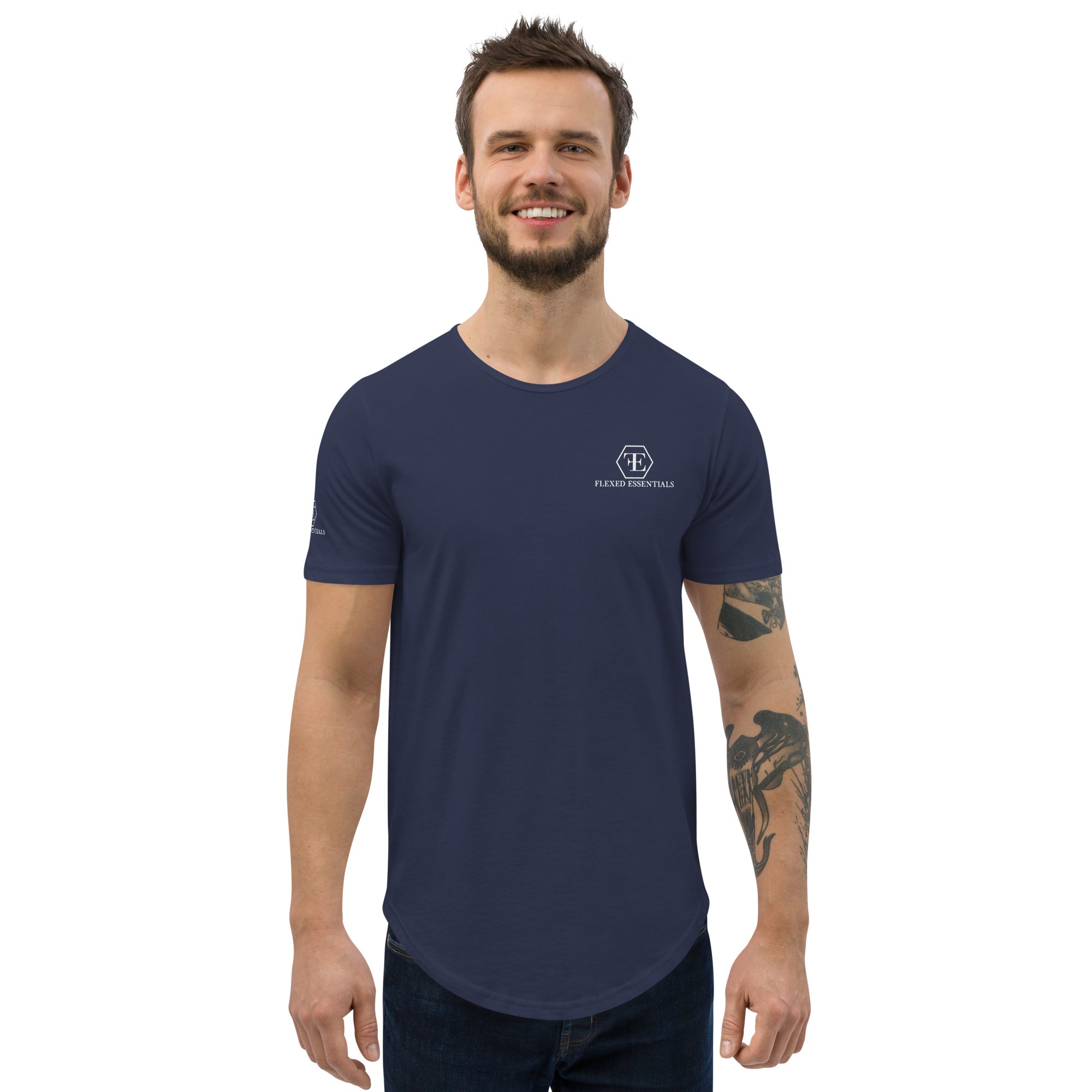 Men's Curved Hem T-Shirt